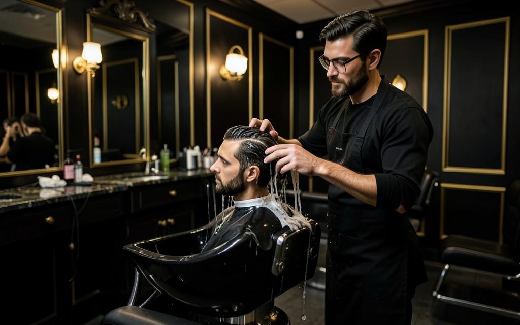 Haare waschen, schneiden & stylen